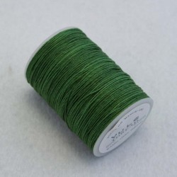 Нитки вощеные льняные, толщ 0,6 мм, зеленые